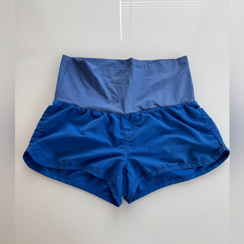 Blue Women's High-Waisted or Hip Hugger Board Shorts